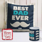 Best Dad Ever Cushion & Mug Combo